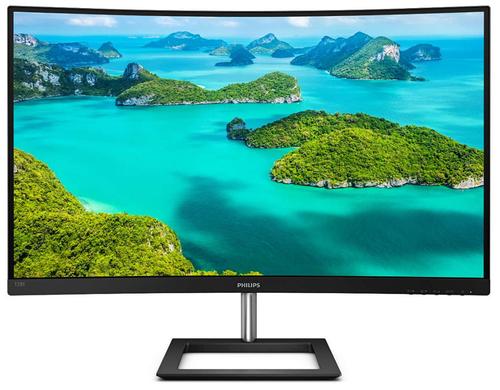 Monitor VA LED Philips 31.5inch 328E1CA/00, UHD (3840 x 2160), HDMI, DisplayPort, Ecran curbat, Boxe (Negru)