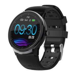 Ceas smartwatch Kingwear S10 Pro, display 1.3 inch cu touch screen, rezolutie 240 x 240 pixeli, baterie 200mAh, rezistent la apa IP67, functii de monitorizare a sanatatii