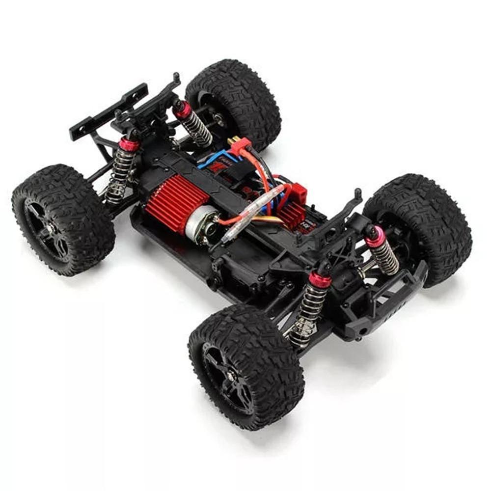 Masina cu telecomanda JJRC 1631 albastra, 4WD, 1:16, 2.4G, viteza maxima ~50 km/h, acumulator 7.4V 1500 mAh Li-Ion, autonomie ~25min - imagine 4