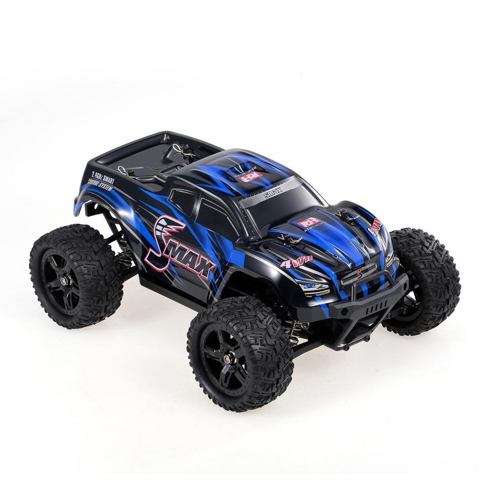 Masina cu telecomanda JJRC 1631 albastra, 4WD, 1:16, 2.4G, viteza maxima ~50 km/h, acumulator 7.4V 1500 mAh Li-Ion, autonomie ~25min - imagine 5
