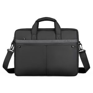 Geanta/servieta de umar Mark Ryden potrivita pentru laptop 15,6 inch si tableta 9.7 inch, impermeabila, rezistenta la uzura/socuri, ergonomica, neagra, potrivita pentru afaceri, scoala sau timp liber