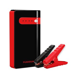 Acumulator extern pornire auto / Jump Starter, 12 V, curent pornire 200 A/5 sec., 5V/2.1A, 16V/19V/3.5A, curent maxim 400 A, capacitate 12000 mAH, lanterna