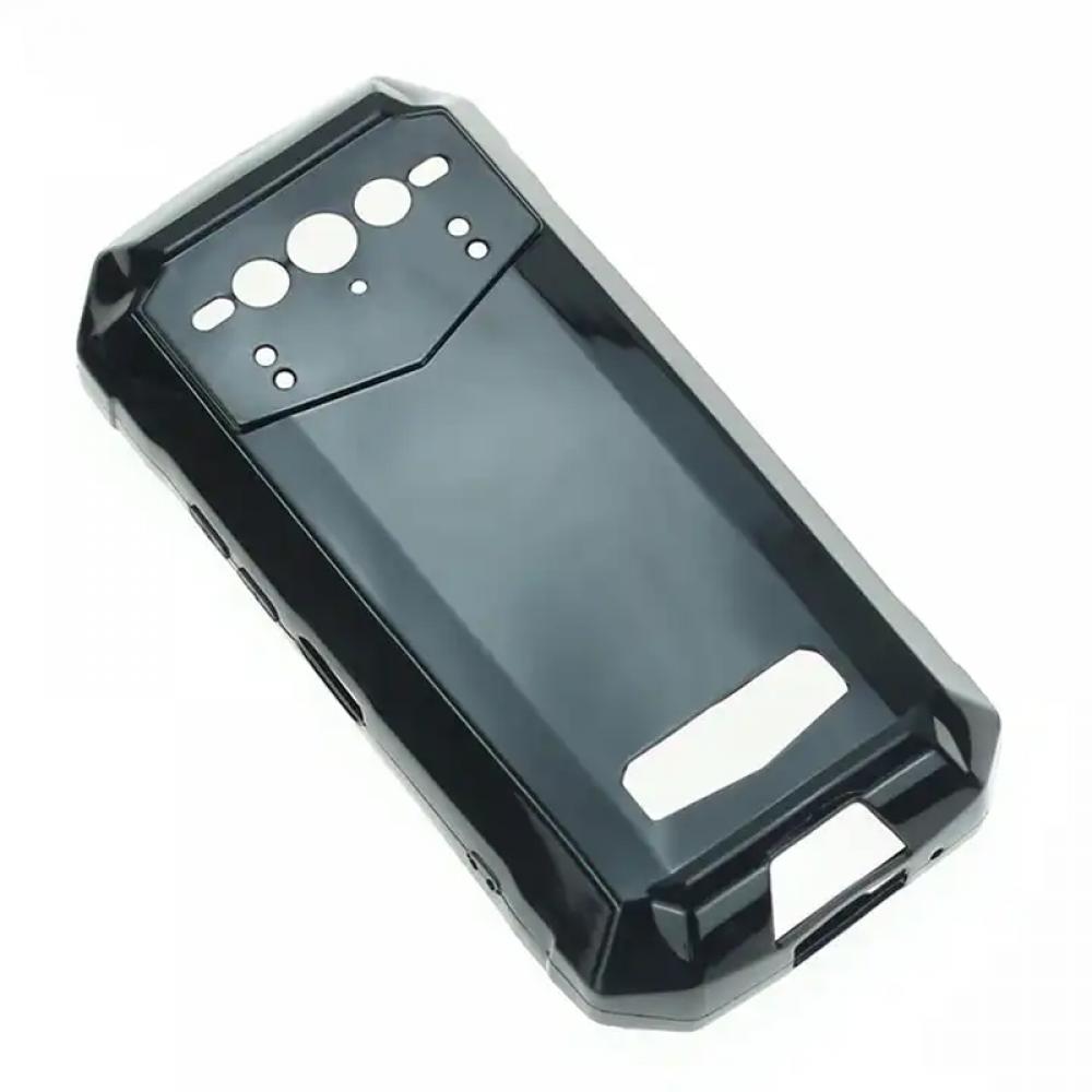 Husa pentru telefon Doogee V Max, material TPU, subtire, moale, rezistenta la socuri, anti-zgarieturi, neagra - imagine 2