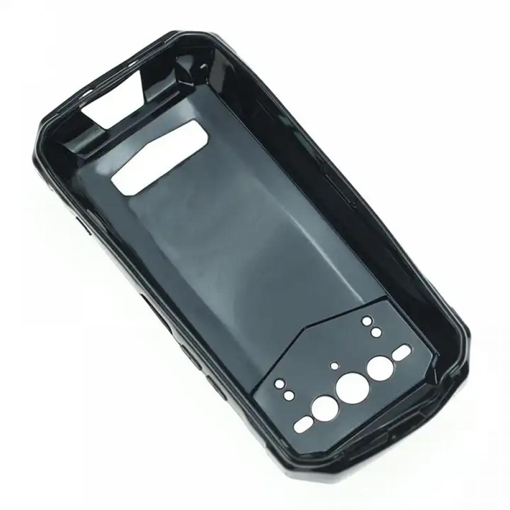 Husa pentru telefon Doogee V Max, material TPU, subtire, moale, rezistenta la socuri, anti-zgarieturi, neagra - imagine 3