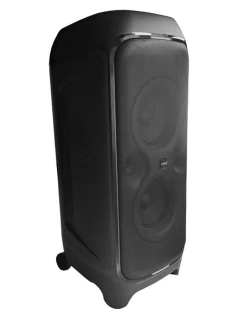 Boxa portabila Samus Prime Sound 590, Putere RMS 450 W / de iesire 590 W / PMPO 4500 W, Afisaj electronic LED, Compatibil MP3, MP4, DVD, TV, PC, Fm radio, Bluetooth 5.0, Egalizator (Negru)