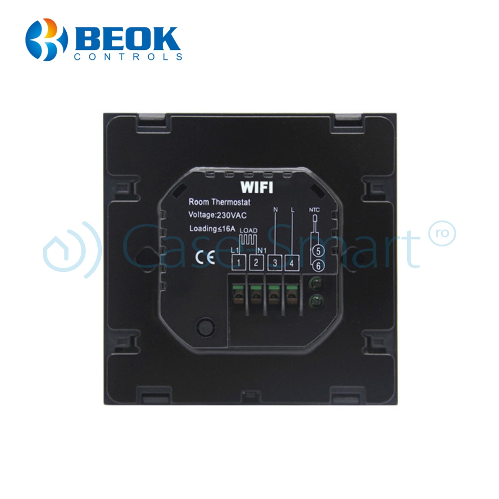 Termostat Wi-Fi pentru incalzirea electrica in pardoseala BeOK TGT70WIFI-EP, Aplicatia mobila Smart Life - imagine 5