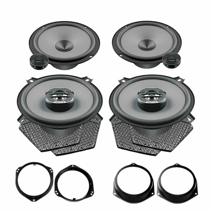 Pachet difuzoare auto Hertz Uno dedicat Fiat Punto 2005-2018, RMS 75W