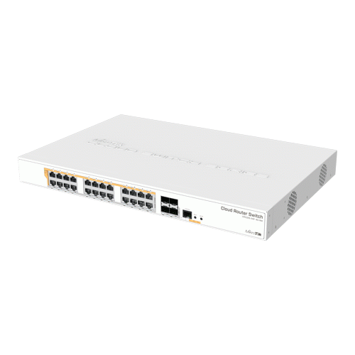 Cloud Router Switch 24 x Gigabit PoE+ Out 450W, 4 x SFP+ 10Gbps - Mikrotik CRS328-24P-4S+RM - imagine 6