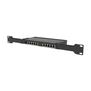 Router 10 x Gigabit, 1 x SFP+ 10Gbps, 1 x PoE, RouterOS L5, 1U - Mikrotik RB4011iGS+RM