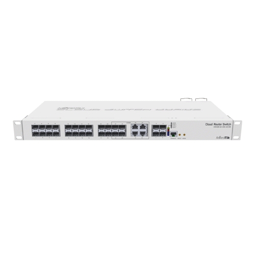 Cloud Router Switch 20 x SFP, 4 x SFP+, 4 x Combo (Gigabit sau SFP) - Mikrotik CRS328-4C-20S-4S+RM - imagine 4