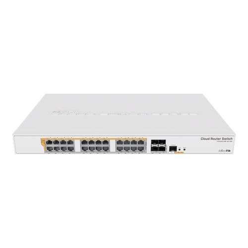 Cloud Router Switch 24 x Gigabit PoE+ Out 450W, 4 x SFP+ 10Gbps - Mikrotik CRS328-24P-4S+RM - imagine 5