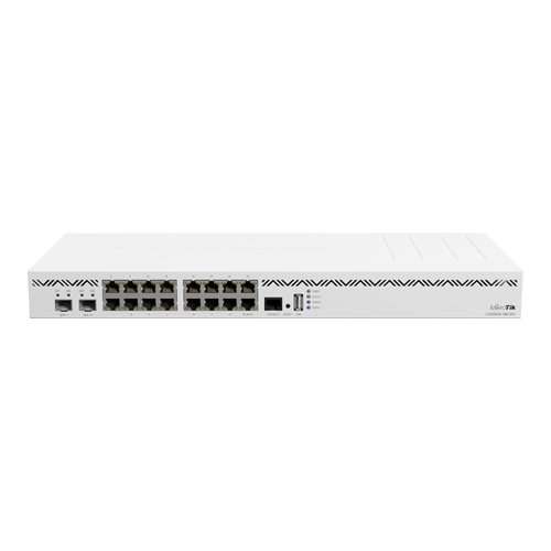 Cloud Core Router, 16 x Gigabit, 2 x SFP+, RouterOS L6, 1U - MikroTik CCR2004-16G-2S+ - imagine 3