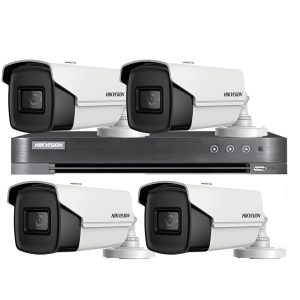 Alternative view of Sistem de supraveghere HIKVISION 4 camere 8MP 4 in 1, IR 60m, DVR 4 canale 4K 8MP