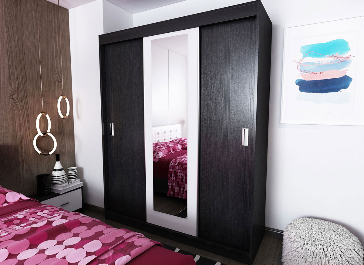 Set Mobila Dormitor Bingo F Tapitat Alb - imagine 2
