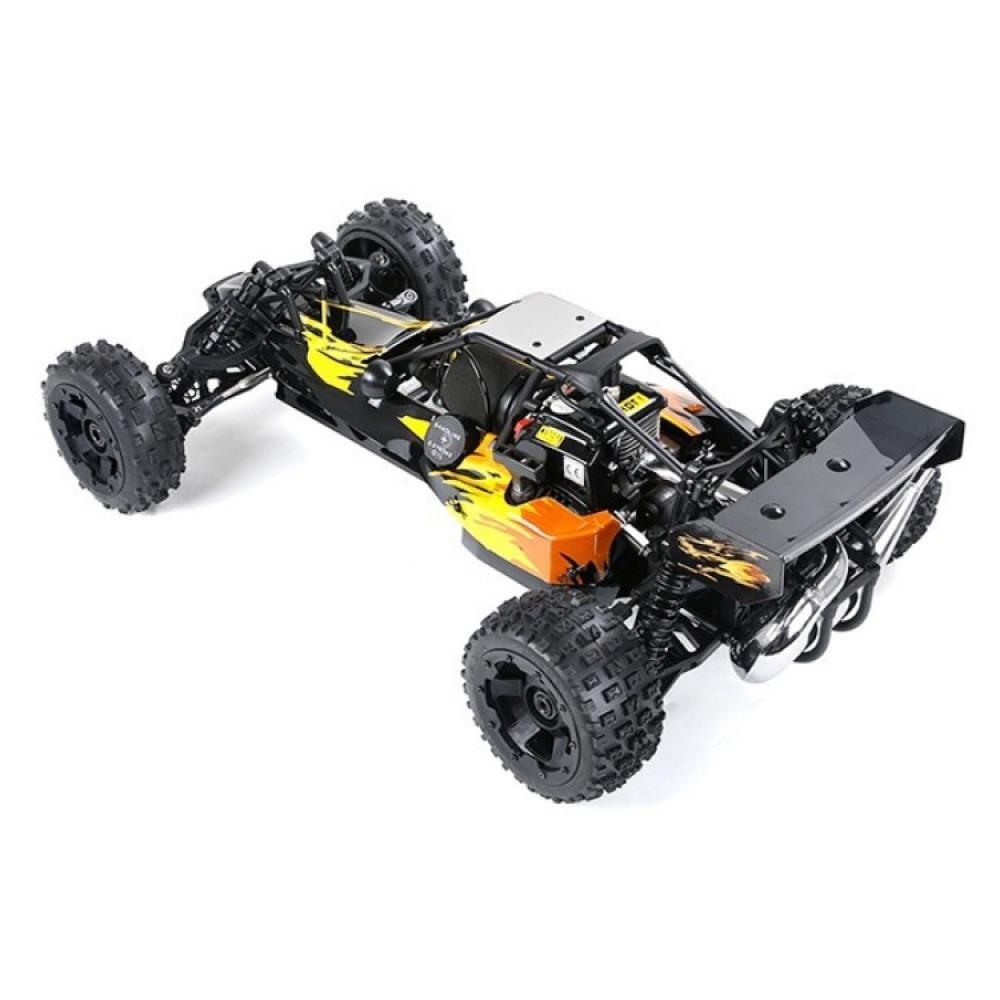 Masina cu telecomanda ROFUN BAHA 5B pe benzina 29CC scara 1:5, 2.4G 2WD rc car de mare viteza 90 km/h - imagine 2