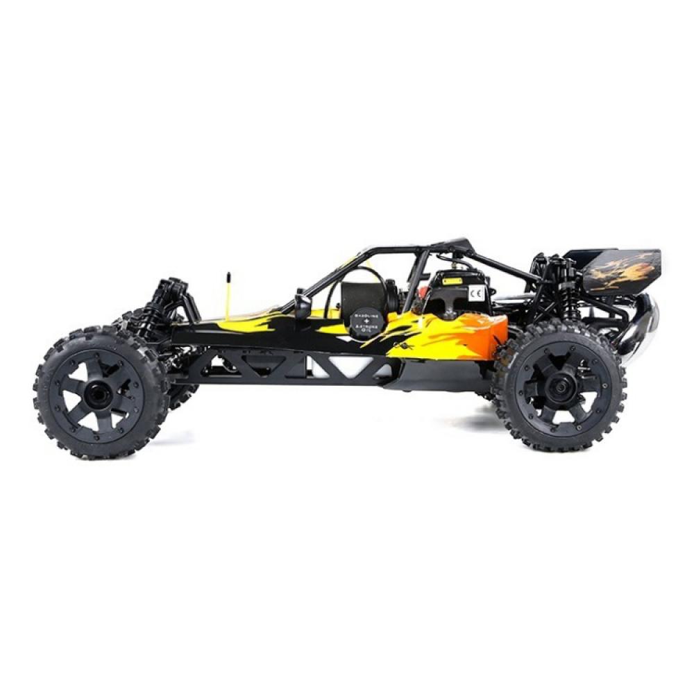 Masina cu telecomanda ROFUN BAHA 5B pe benzina 29CC scara 1:5, 2.4G 2WD rc car de mare viteza 90 km/h - imagine 5