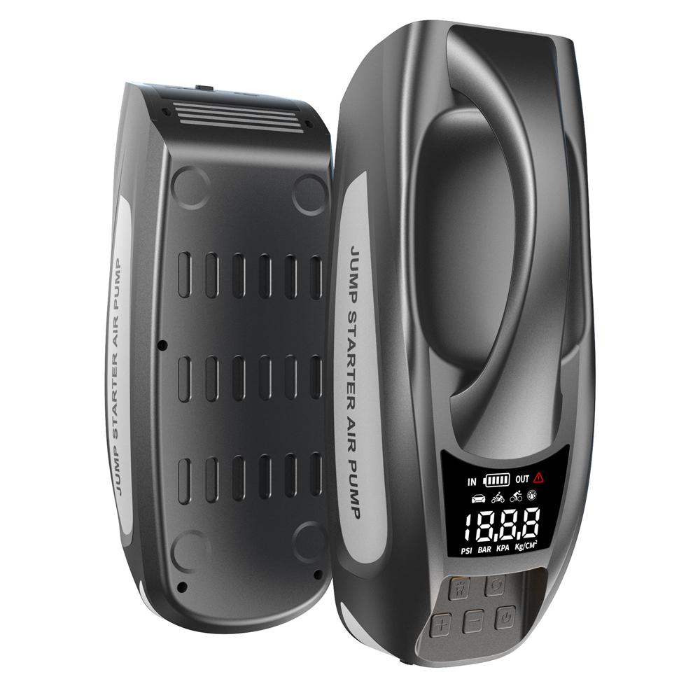 Redresor pornire auto/Jump Starter 12 V cu compresor de 4.35 BAR/150 PSI, curent de pornire 3000 A, curent maxim 6000 A, capacitate baterie 27000 mAh, lanterna - imagine 5