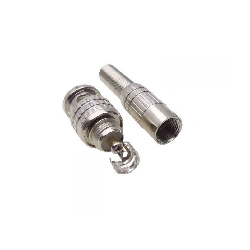 Conector mufa BNC cu surub pentru cablu coaxial - imagine 2