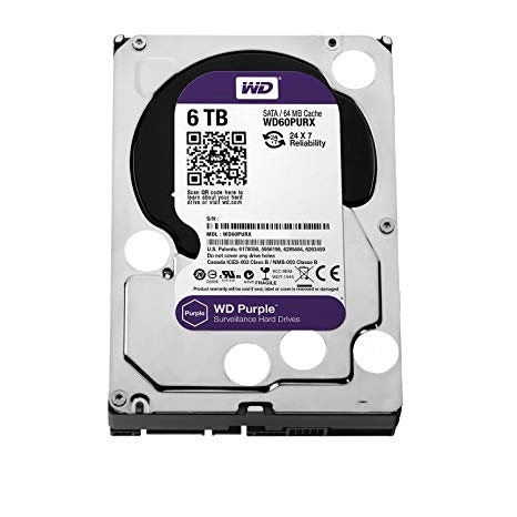 HDD Western Digital Surveillance Purple intern 6TB WD60PURX - imagine 2