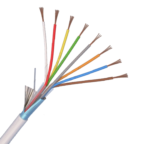Cablu de alarma 8 fire ecranate, cupru integral, 100m 8CUEF - imagine 2