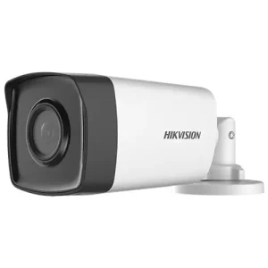 Sistem supraveghere video Hikvision 2 camere 2MP Turbo HD IR 80 M si IR 40 M  cu DVR Hikvision 4 canale, full accesorii