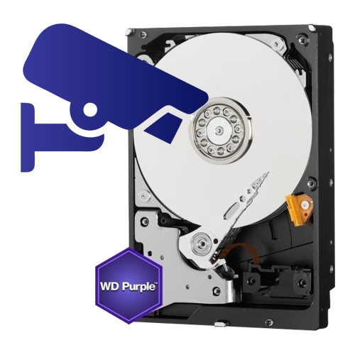 HDD Western Digital Surveillance Purple intern 6TB WD60PURX