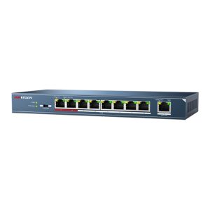 Alternative view of Switch 8 porturi PoE, 1 port uplink- HIKVISION