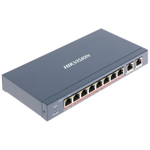 Alternative view of Switch 8 porturi PoE+, 2 porturi uplink - HIKVISION