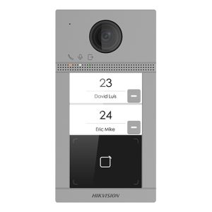 Alternative view of Panou exterior videointerfon TCP/IP pentru 2 familii'Wi-Fi 2.4GHz'control acces integrat - HIKVISION DS-KV8213-WME1