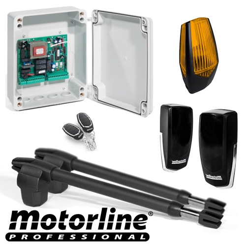 Kit automatizare poarta batanta 2x2.5m -MOTORLINE - imagine 2