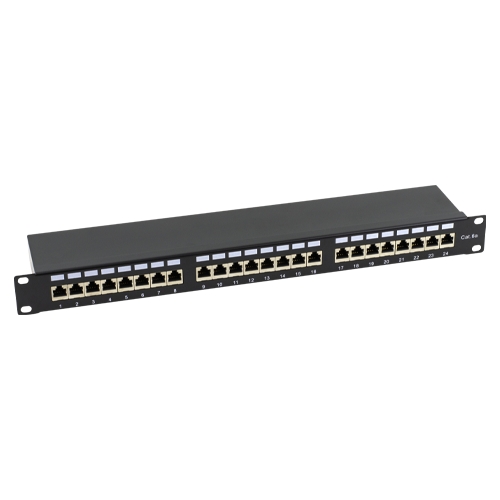 Patch Panel 1U'FTP cat6A'24 porturi RJ45 - ASYTECH Networking ASY-PP-FTP6A-24 - imagine 3
