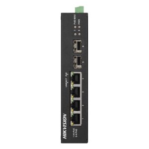Alternative view of Switch 4 porturi Gigabit PoE'2 porturi uplink SFP - HIKVISION DS-3T0506HP-E-HS
