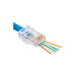 Alternative view of Mufa RJ-45 Cat.6 EZ Pass-Through, 100 buc. RJ45-CAT6-EZ