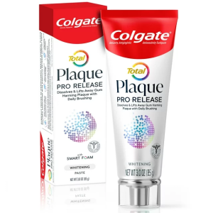 Pasta de Dinti, Colgate, Total Plaque Pro Release, Multi-Protectie impotriva Placii Microbiene , 85gr