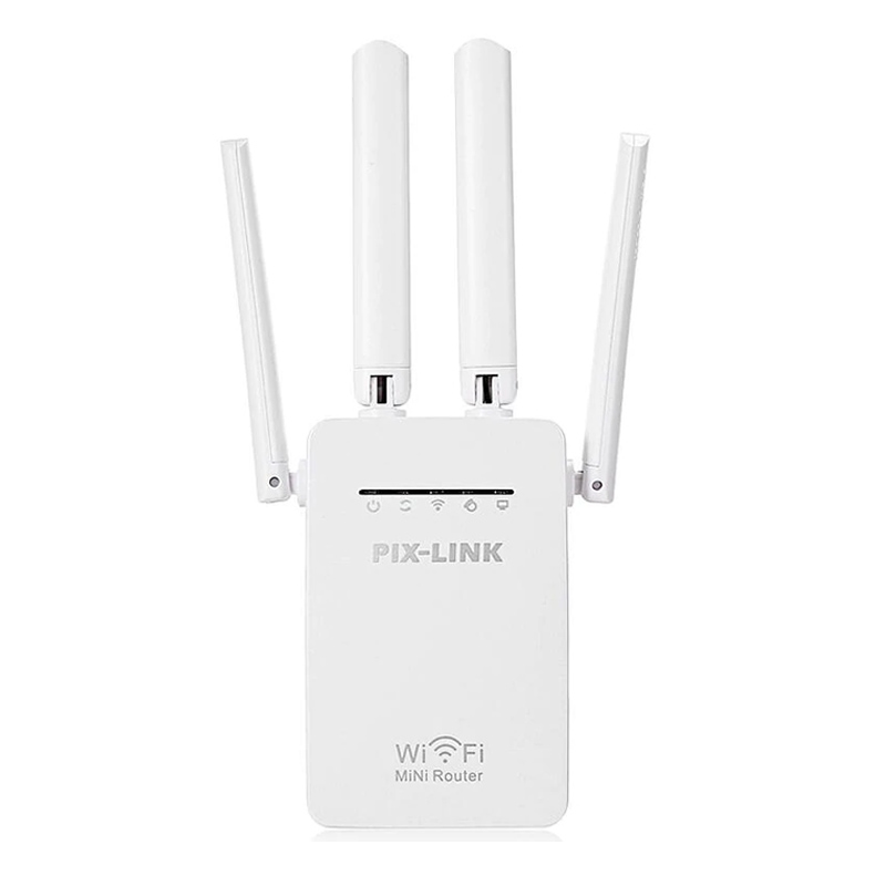 Amplificator Alb U7AC1200RE de semnal 4 antene wireless