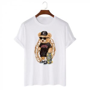Tricou Barbati Alb "King of skate" Engros