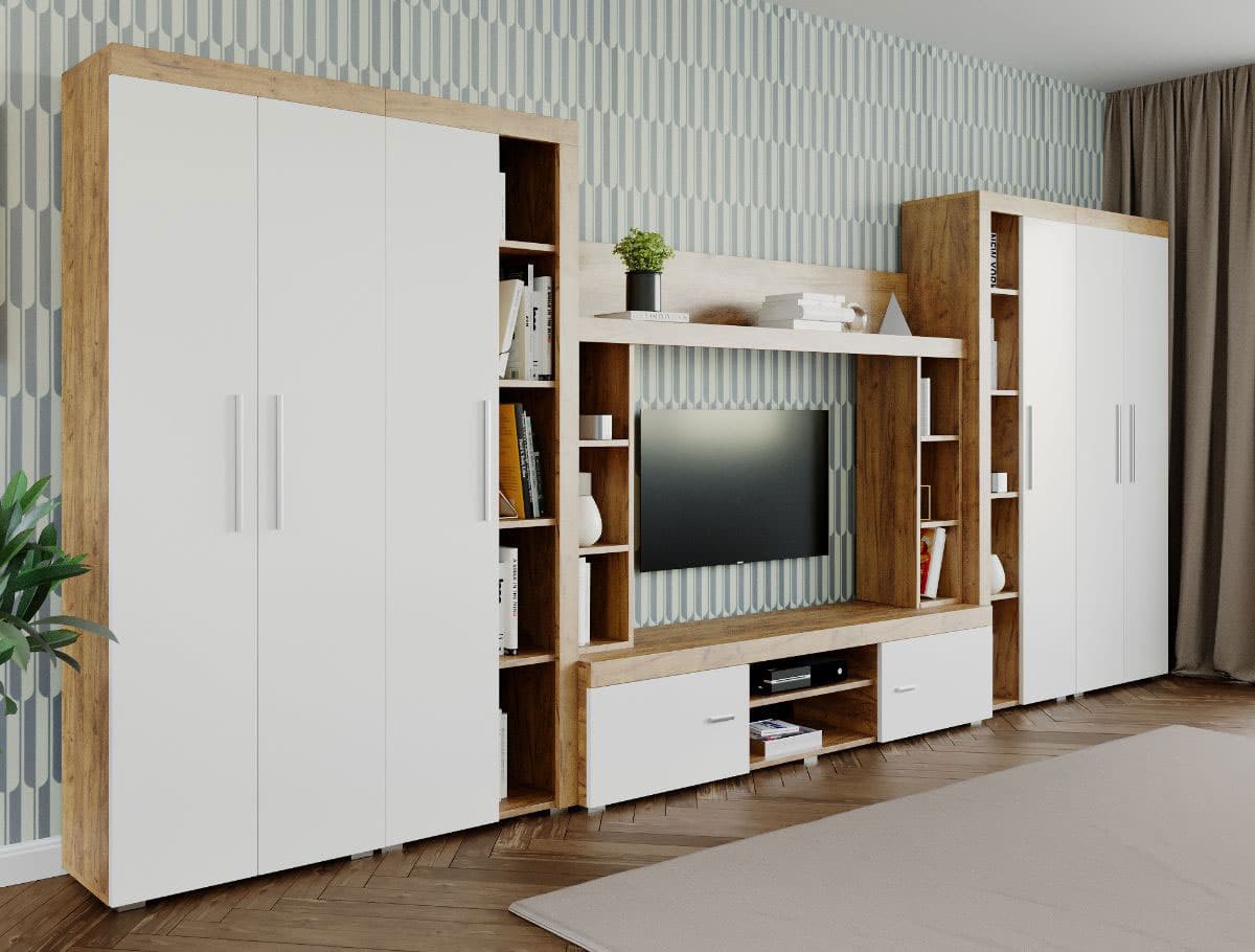 Mobila sufragerie - Living Milan C3 DUO Stejar - imagine 3