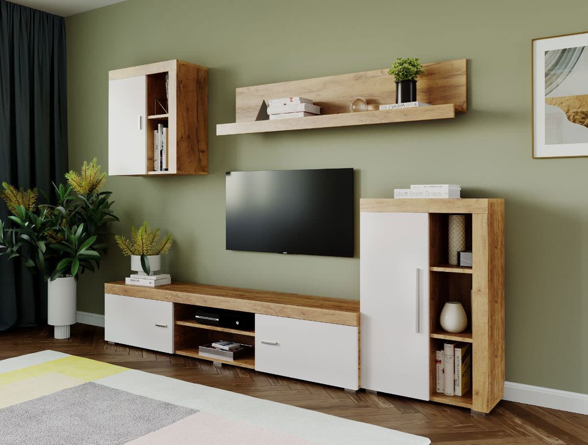Mobila sufragerie - Living Milan C2 Stejar - imagine 3