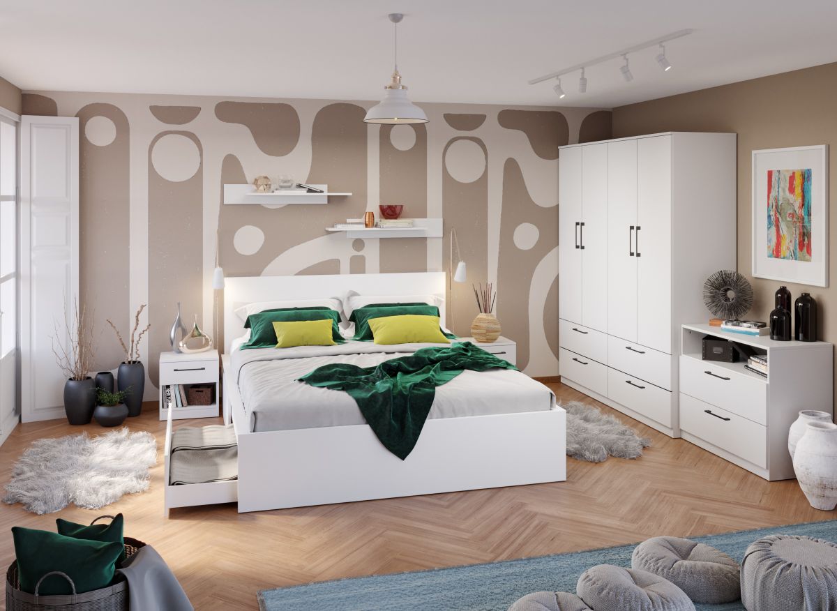 Set Mobila Dormitor Snow C12 - imagine 2