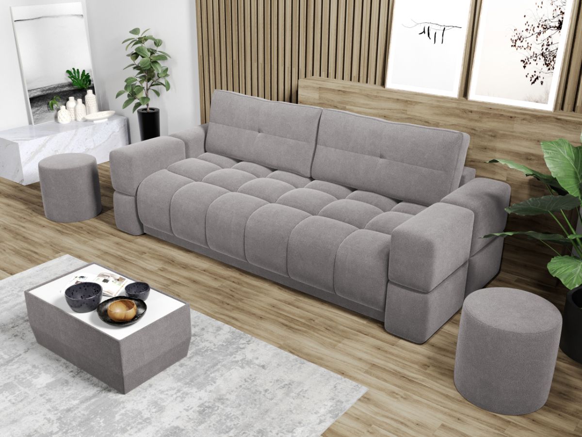 Canapea Bubble Aurora 16 Gri Deschis - imagine 2