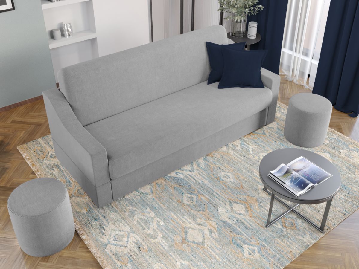 Canapea Iris Gri Deschis - imagine 2