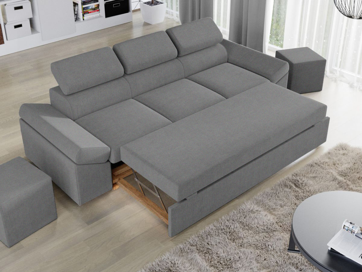 Canapea Extensibila Magic Gri Deschis - imagine 3