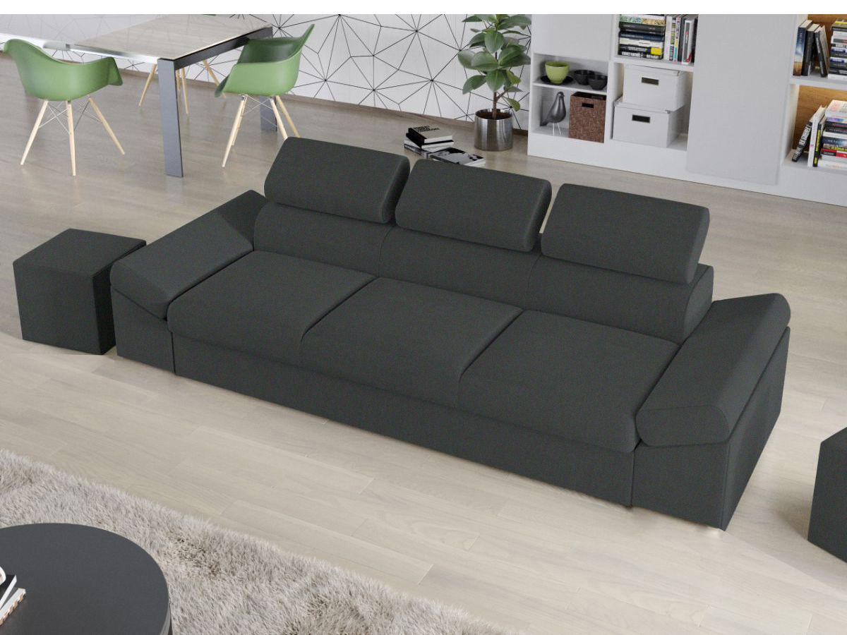 Canapea Extensibila Magic Gri Inchis - imagine 2
