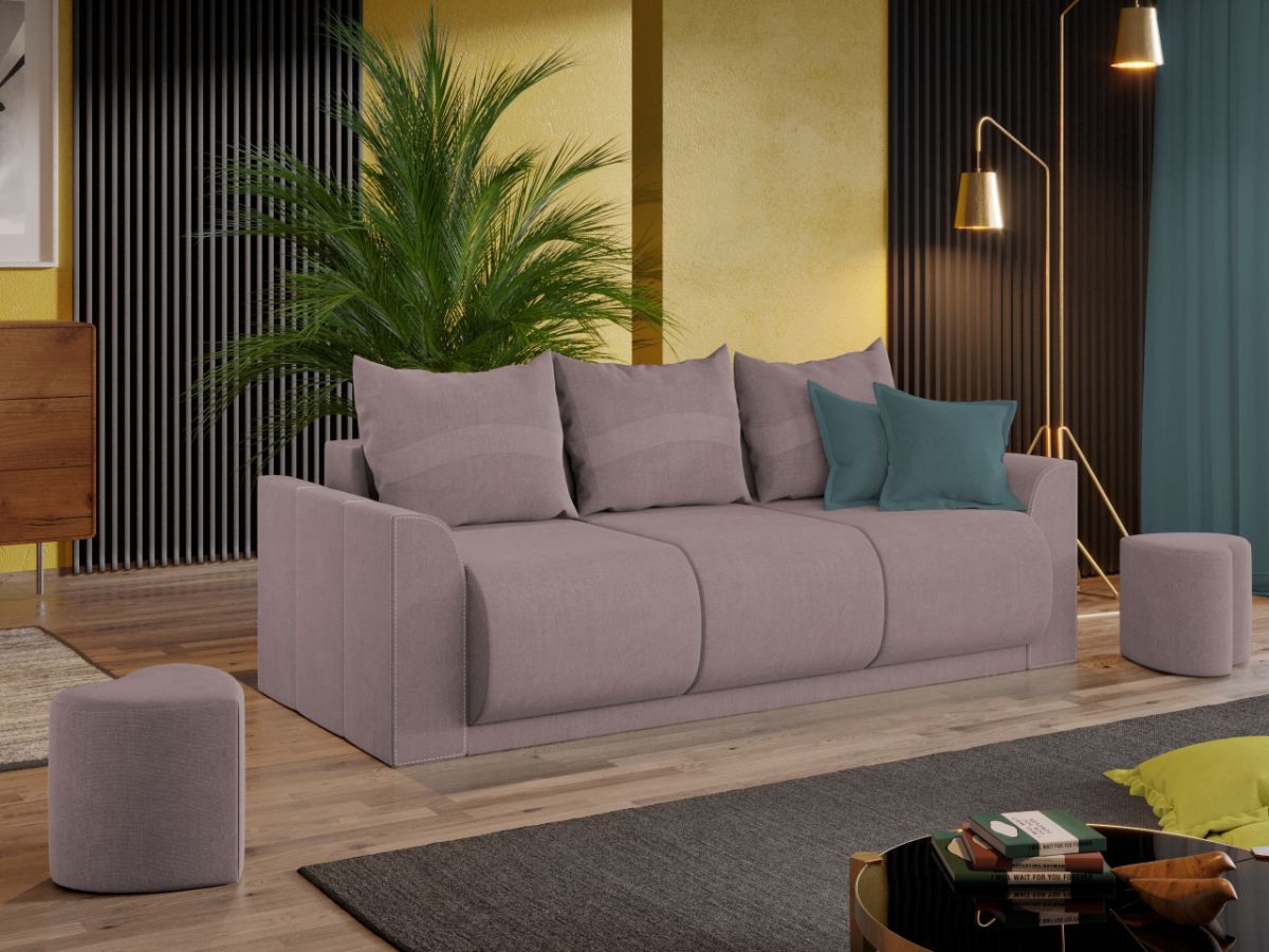 Set Canapea si Fotolii Nova Roze - imagine 2