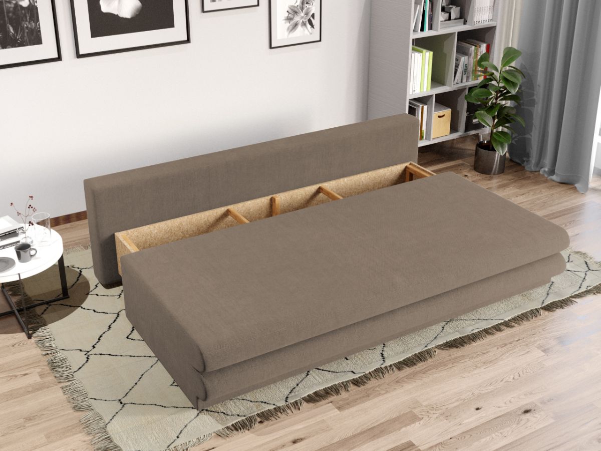 Canapea Extensibila Sensi Cappuccino - imagine 3