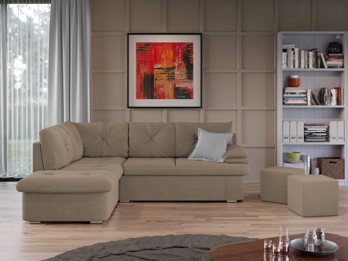 Coltar Extensibil Roma Cappuccino - imagine 2