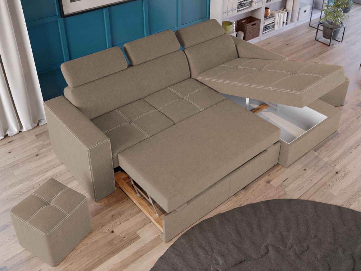 Coltar Extensibil Paloma Cappuccino - imagine 4
