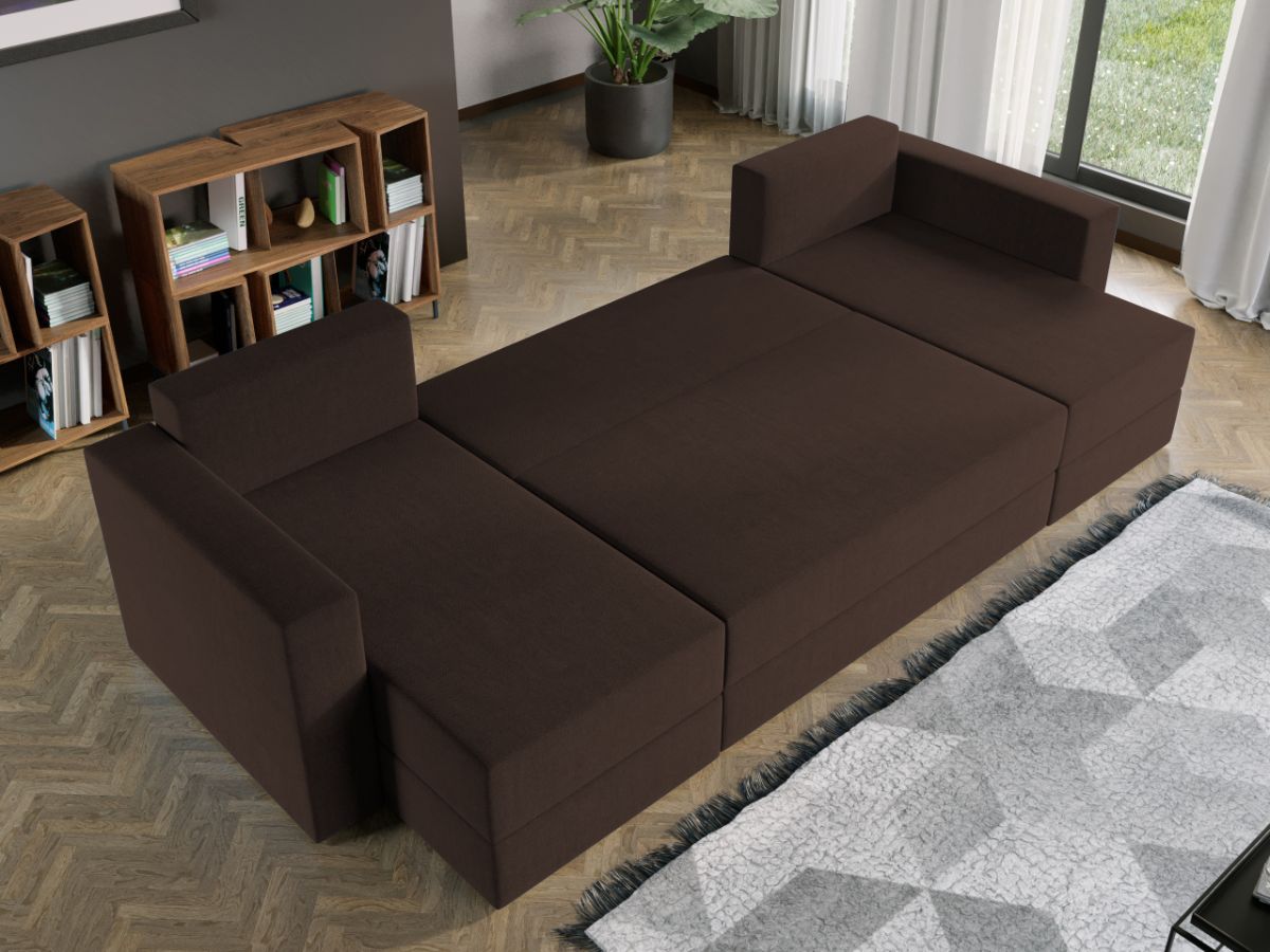 Coltar U Extensibil cu lada Alfa maro - imagine 4