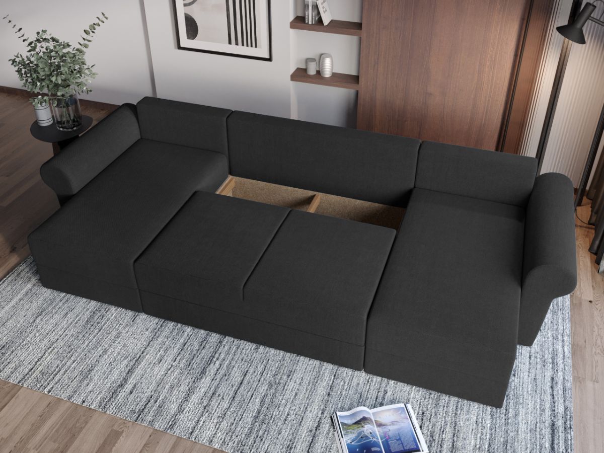 Coltar U Extensibil Bonito gri antracit - imagine 3