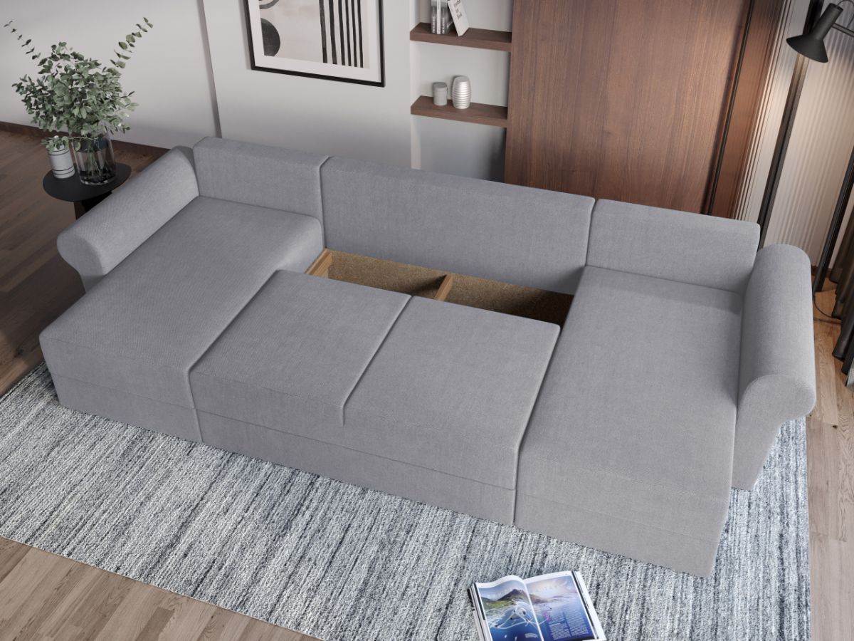 Coltar U Extensibil Bonito gri deschis - imagine 3